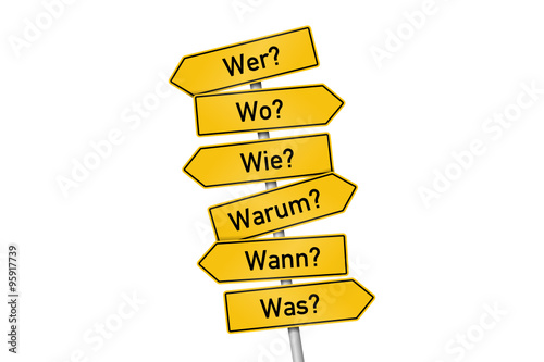 verkehrszeichen himmel hintergrund w-fragen I