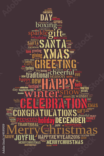 Happy new year illustration concept