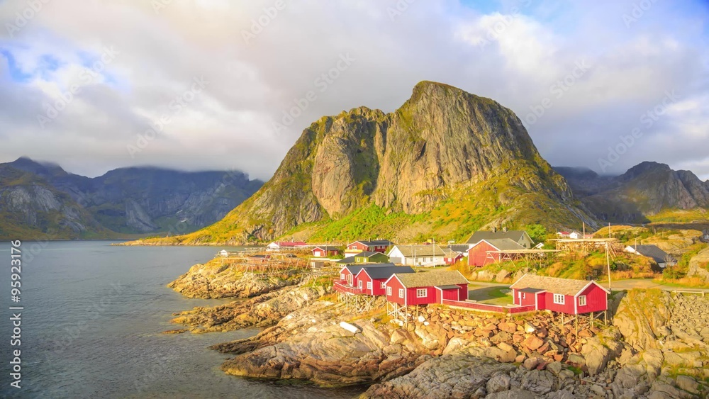 Reine fishing village in Lofoten Islands, Norway