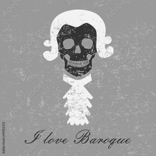 Baroque skull photo