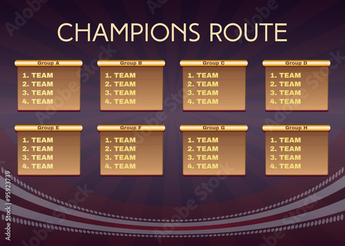 Soccer Scoreboard Groups and Teams