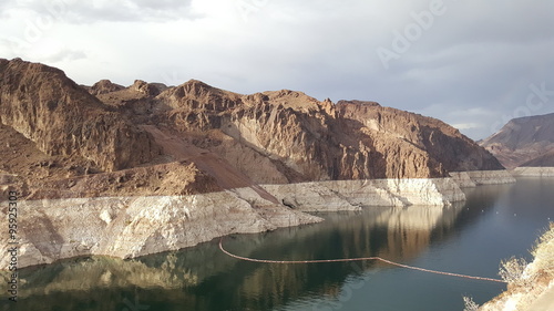 Hydroelectric Generators on the border of nevada and arizona , black canyon