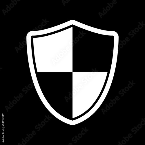 Free Download The shield icon. Security and safety, firewall symbol. - GFXLoad