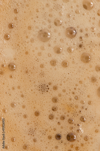 Foam coffee as a background
