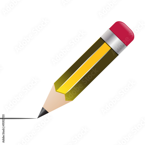 Bleistift Spitze Holz Vektor Illustration