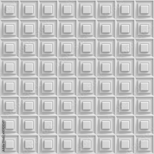 Tile Seamless White Pattern Background