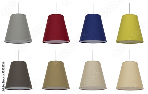  Lampshades Collage.   Decor.