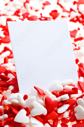 Valentine heart sprinkles