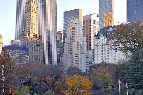 Midtown Manhattan skyline  from Central Park  New York