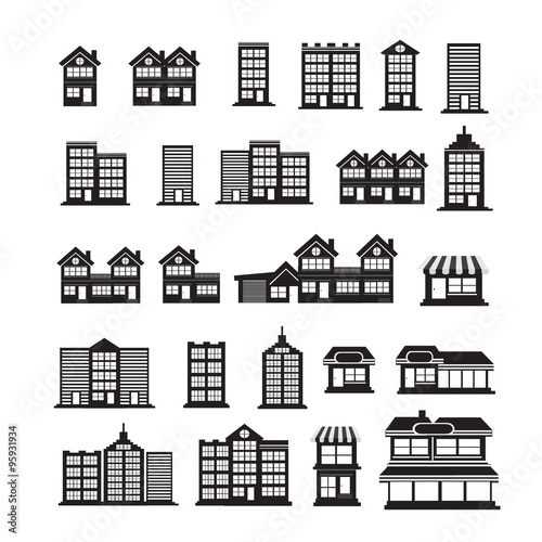 Real Estate Icons set