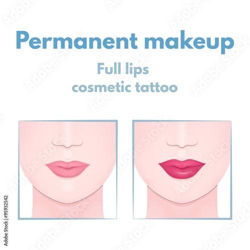 permanent makeup lips
