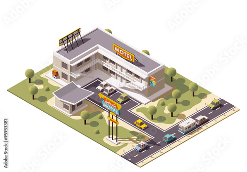 Vector isometric motel