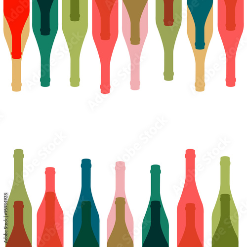 Background glass of alcohol