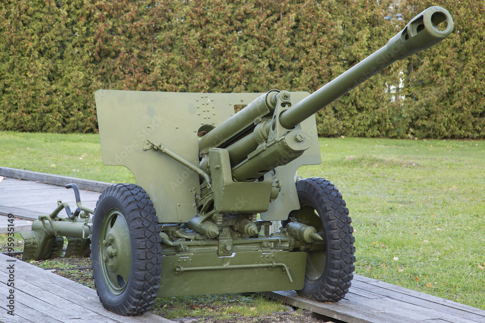 Russian Cannon in Victory Park, Moscow, Russia