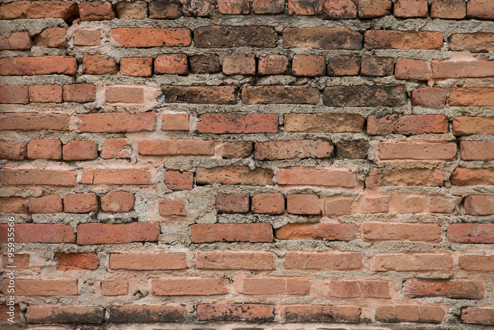 Red brick wall texture background Red brick wall texture background
