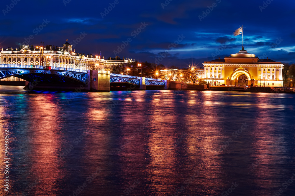 St. Petersburg nightview