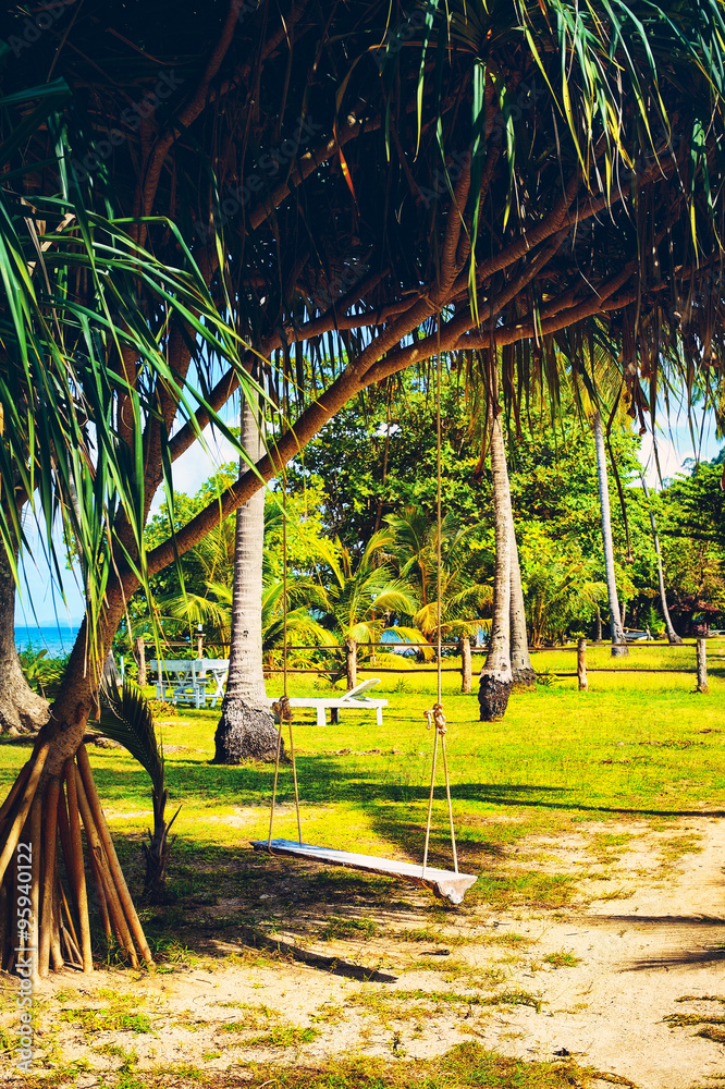 Fototapeta premium Green Tropical Resort