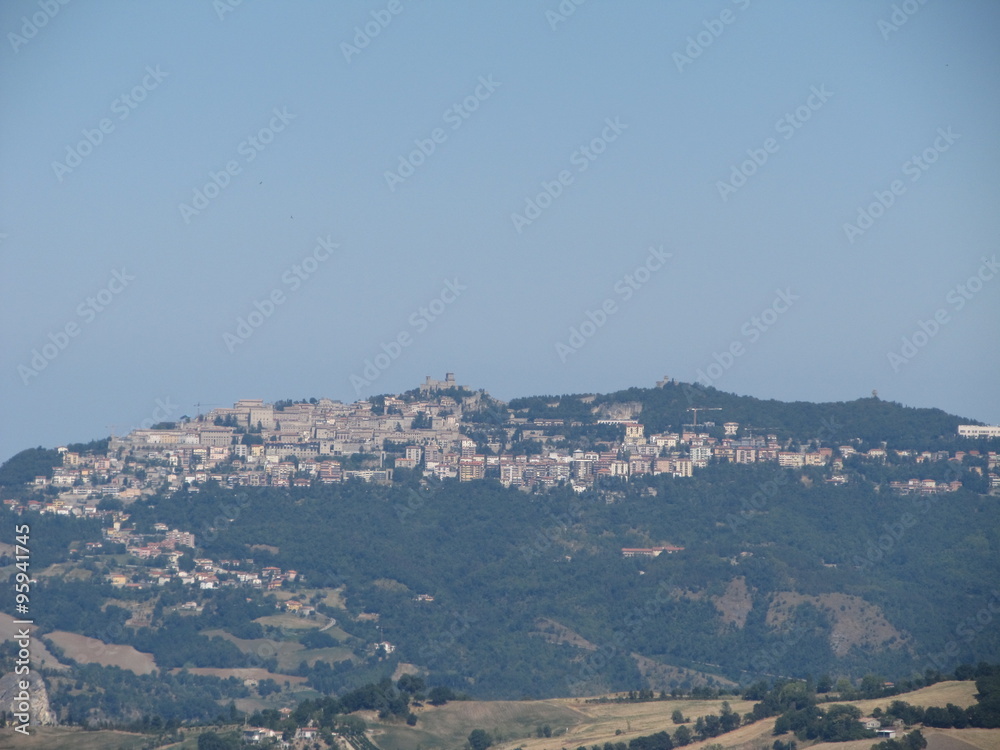 San-Marino panoramic view