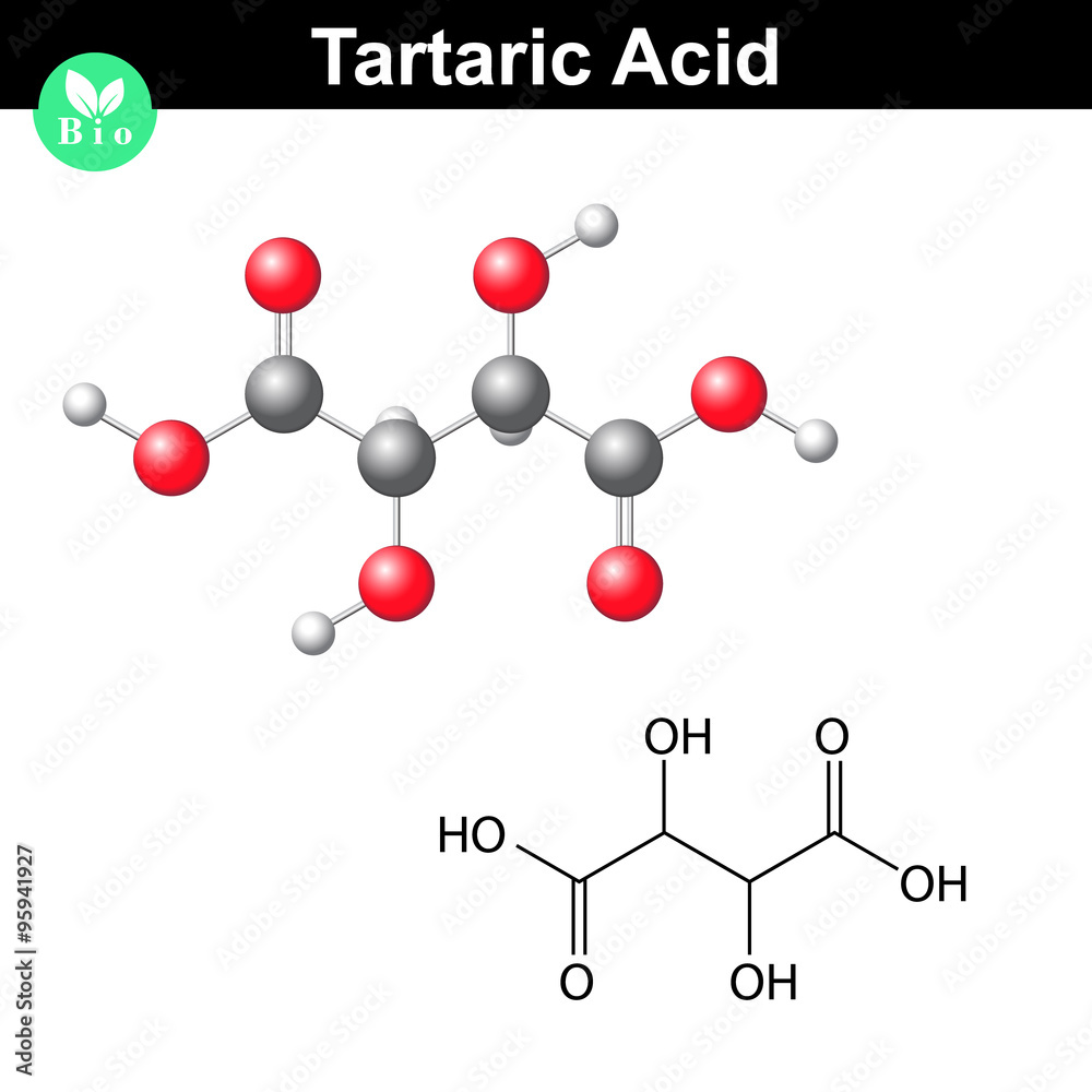 Tartaric acid molecule formula Tartaric acid molecule formula