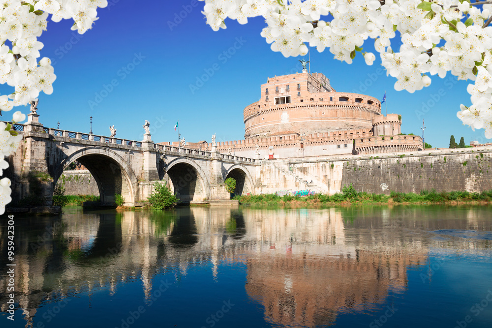 Obraz premium castle st. Angelo, Rome, Italy