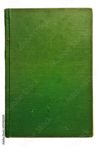 Antique book from the 1800's isolated on white background