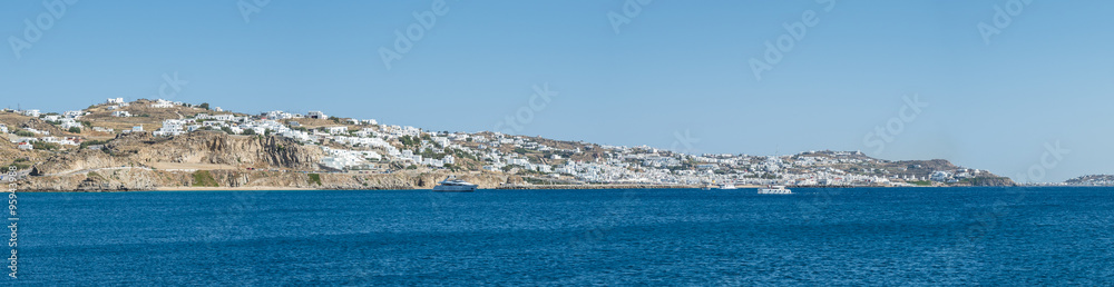 Panorama von Mykonos