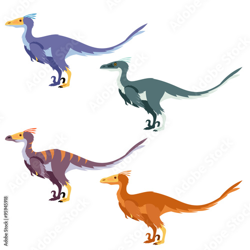 Set of raptors