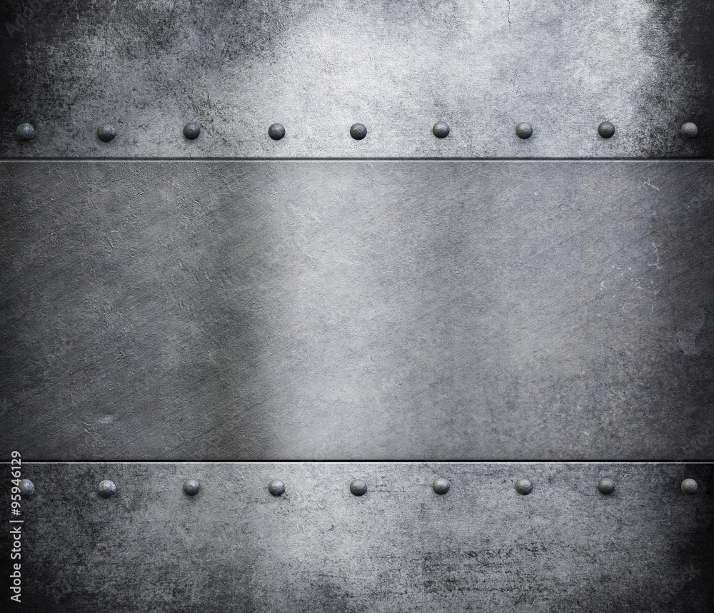 grunge metal background with rivets Stock Illustration | Adobe Stock