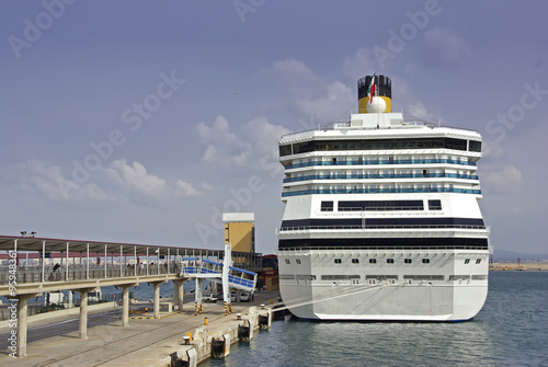 Cruise ship in Palma © JCVStock