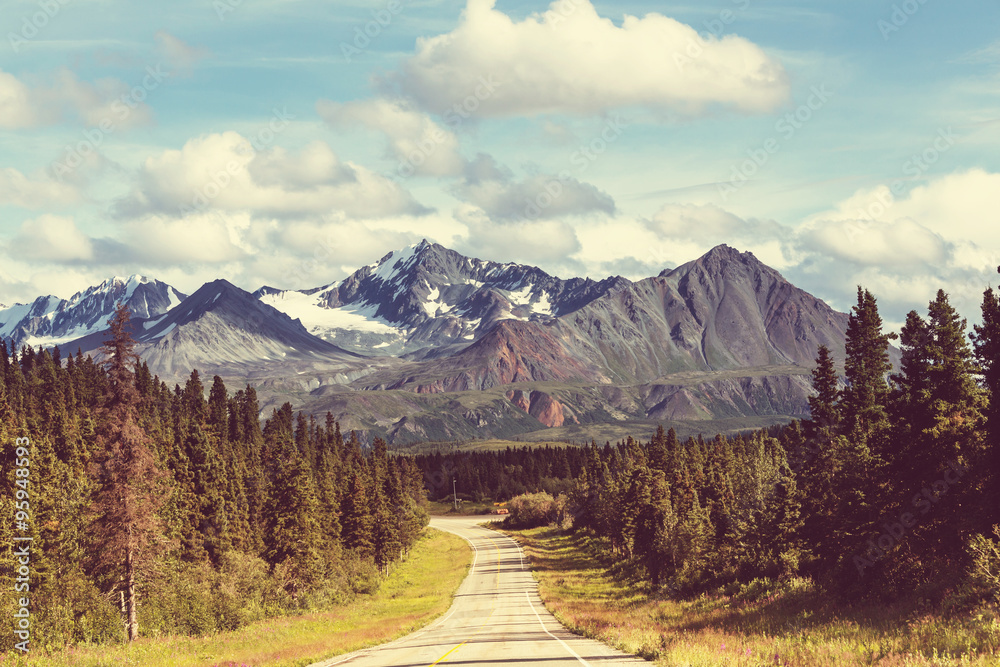 Road on Alaska Road on Alaska