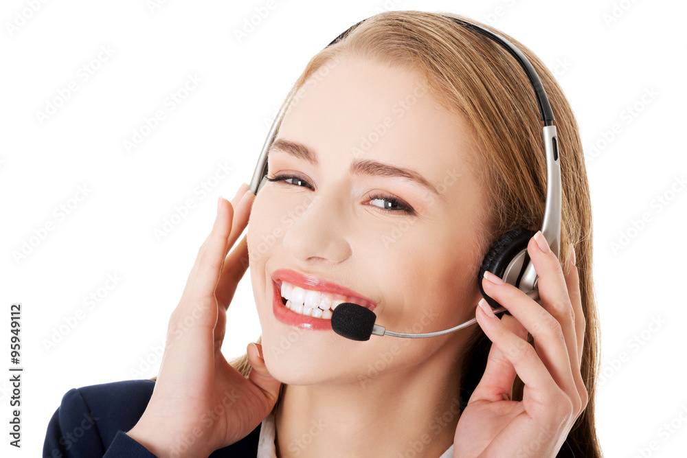 Call center woman Call center woman