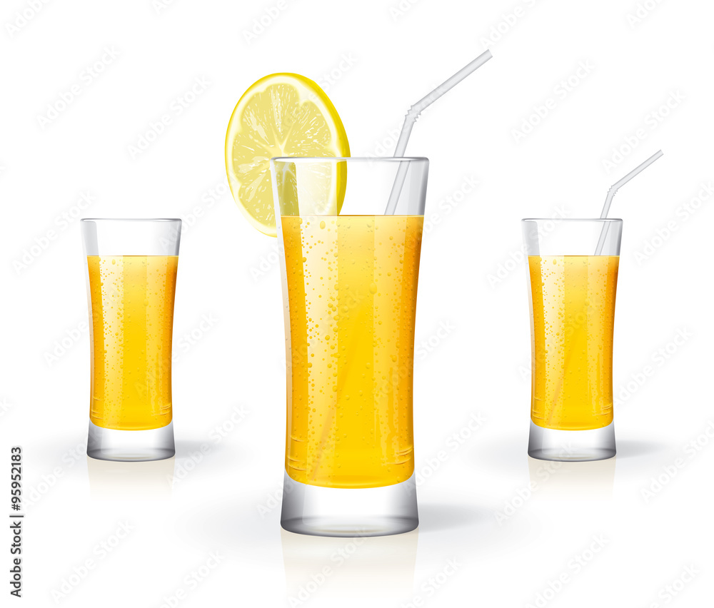 Fresh juice glass Fresh juice glass