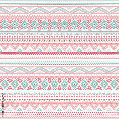 Tribal ethnic seamless stripe pattern. illustration