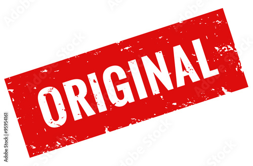 Stempel Grunge rot Original