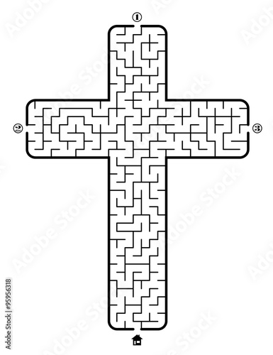 Labyrinth - Christian cross