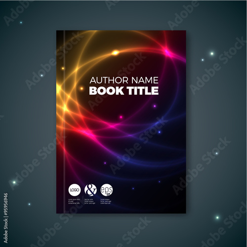 Modern Vector abstract brochure design template