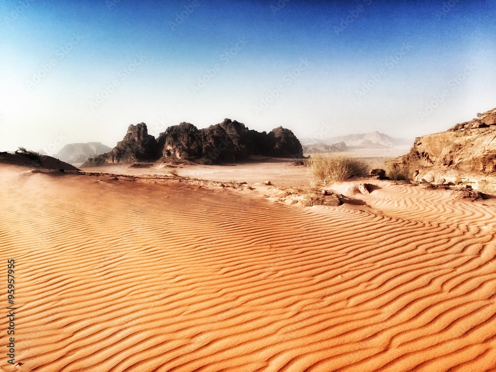 Deserto Wadi Rum in Giordania