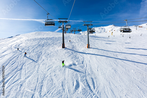 Ski lift at Soelden