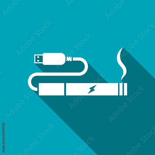 electronic cigarettes charge from pc port icon photo