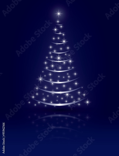 sapin de noël bleu