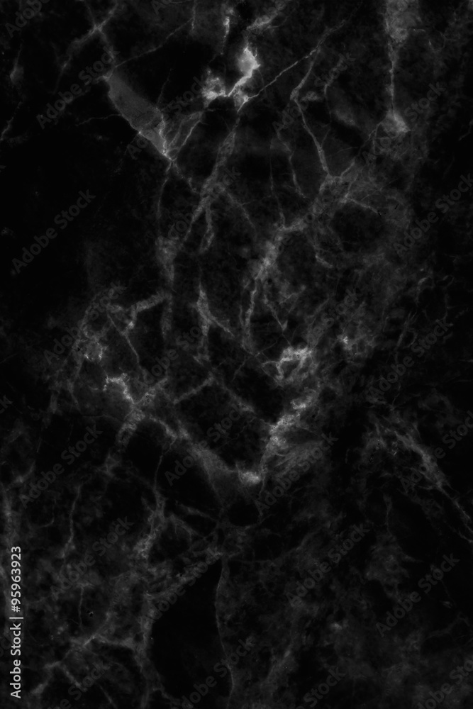 Obraz premium black marble patterned texture background , abstract marble in natural patterned.