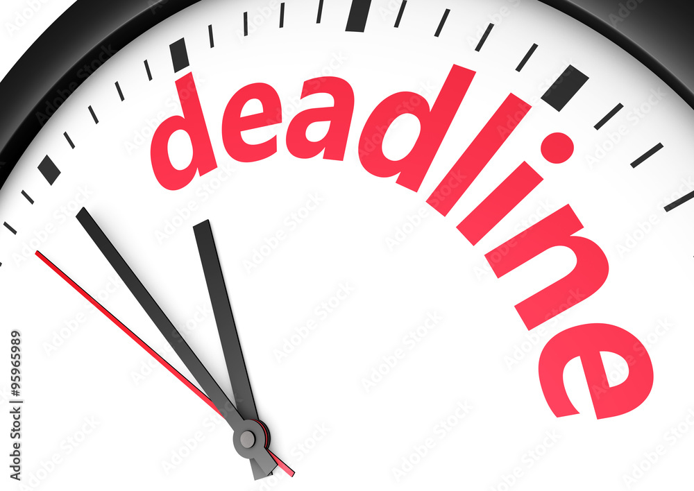 Deadline Time Business Concept Deadline Time Business Concept