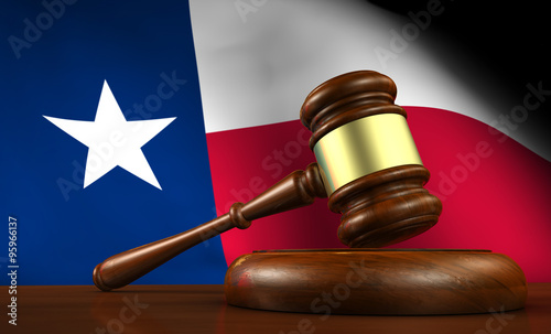 Texas Law Legal System Concept
