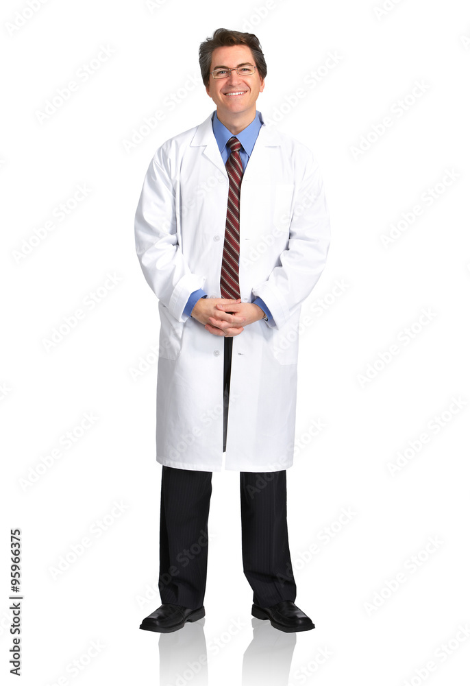 Smiling medical doctor man.