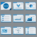 Business presentation, slide show, brochure, booklet, flyer, layout, poster vector template