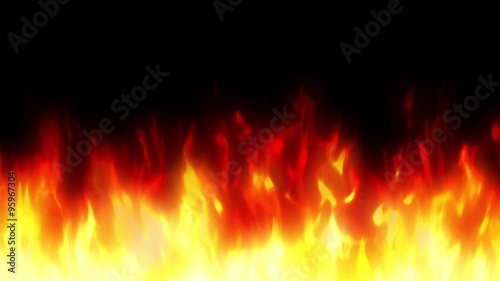 Wallpaper Mural 燃え盛る炎 ループ flame loop Torontodigital.ca