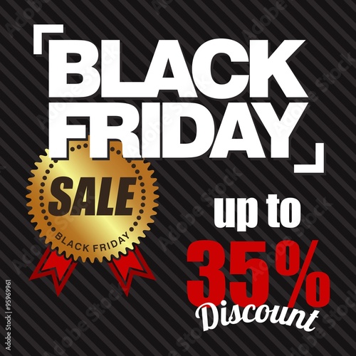 Black Friday Sale  discount and voucher template