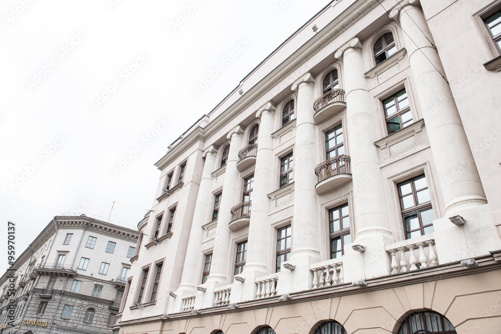Fototapeta premium Downtown Minsk Architecture