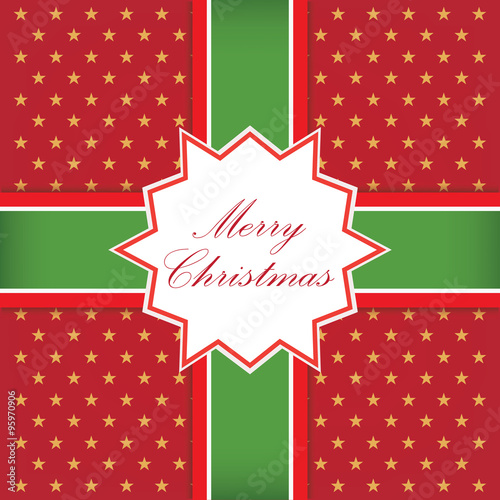 Christmas Greeting Card, vector illustration