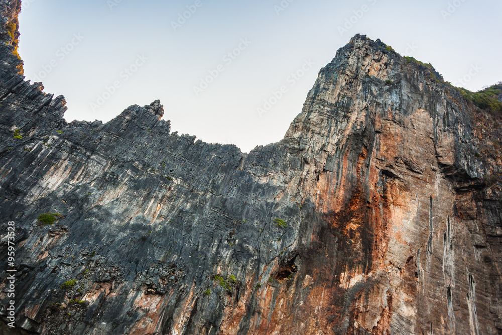 Obraz premium Prehistoric mountain